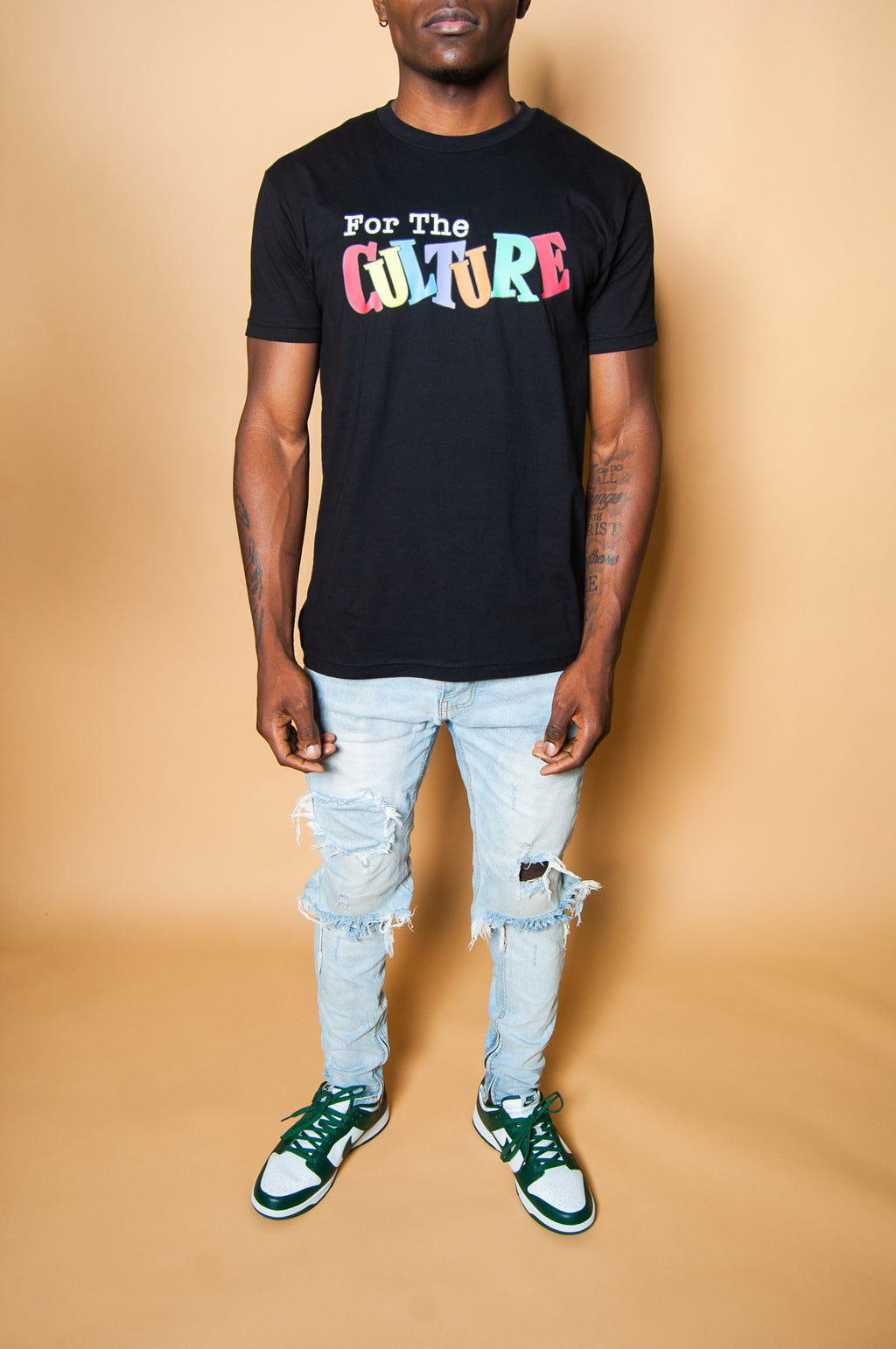 "For The Culture" Unisex S/S Tee in Black