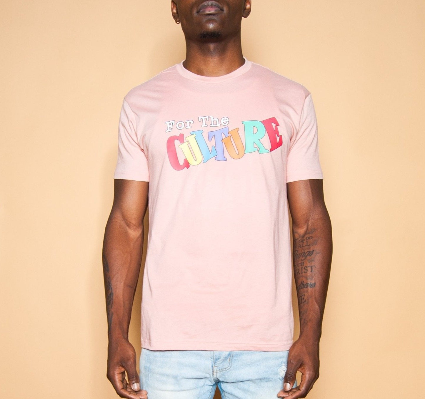 "For The Culture" Unisex S/S Tee in Mauve